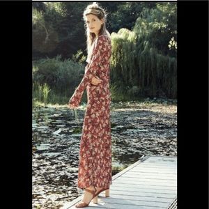 Doen Zuri dress sienna Lillian print, size small